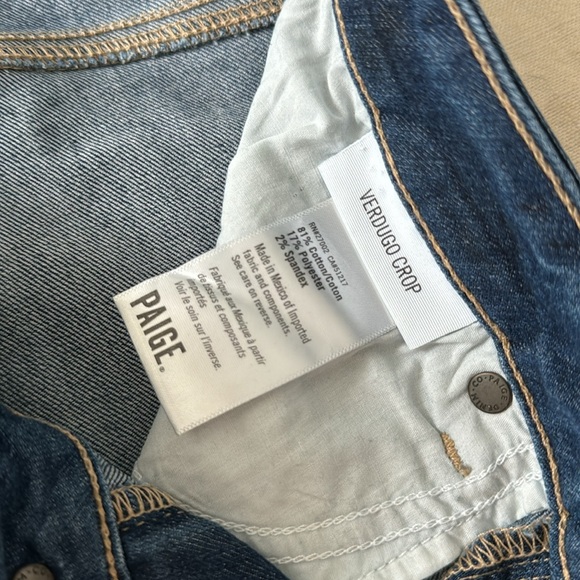 Paige Verdugo Crop Jeans - Picture 2 of 4